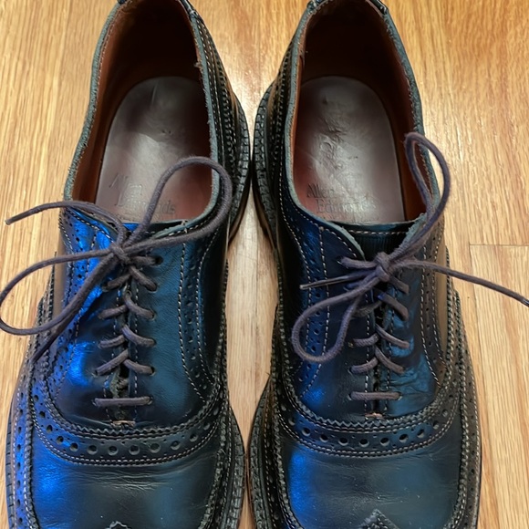 Allen Edmonds McTavish Wingtip Oxford Black Leather Dress Shoes - Picture 10 of 10